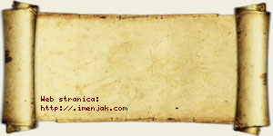 Andrijana Debeljak vizit kartica